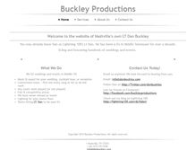 Tablet Screenshot of danbuckley.com